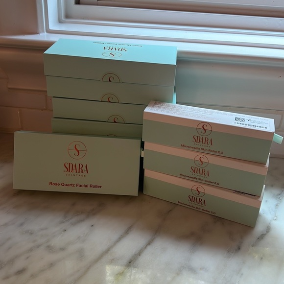 SDARA SKINCARE Rose Quartz Roller - Anti Aging Jade Roller - Picture 7 of 7